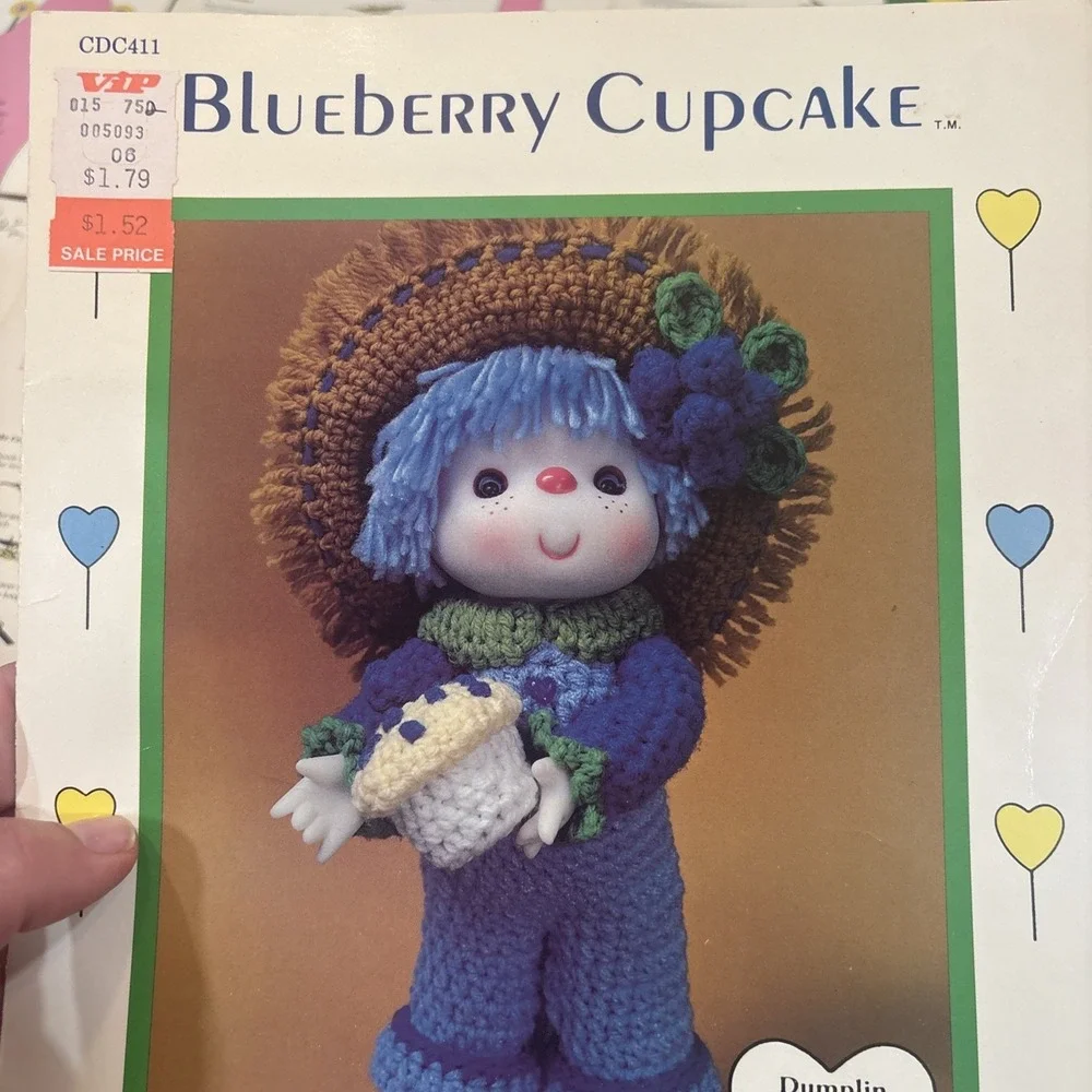 Vintage Dumpling‎ Designs Lollipop Lane Crochet Doll Patterns Full Set Of 12